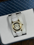 Load image into Gallery viewer, Eon 1962 White Carved Jade Ladies Watch in blue and white box