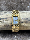 Load image into Gallery viewer, Vintage Elgin Quartz Ladies Watch on wood with fur background