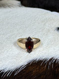 Load image into Gallery viewer, Goregous Diamond Swirl Ring on cowhide