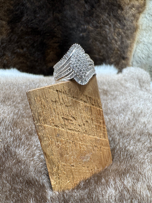 Silver Drift Ring by D’Joy